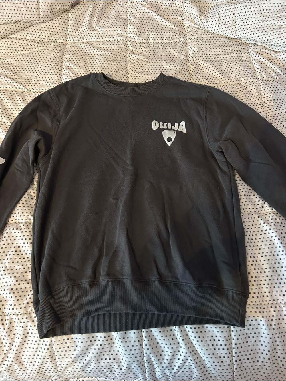 Graphic Crewneck Sweater - Grey
